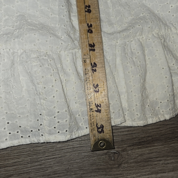 Design History White Off-Shoulder Eyelet Sundress - Picture 9 of 10